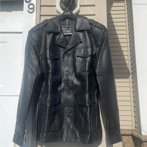 Black Men's Leather Jacket